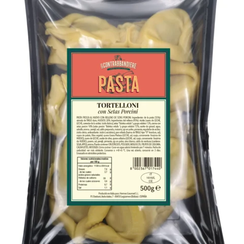 Tortelloni de setas porcini Il Contrabbandiere